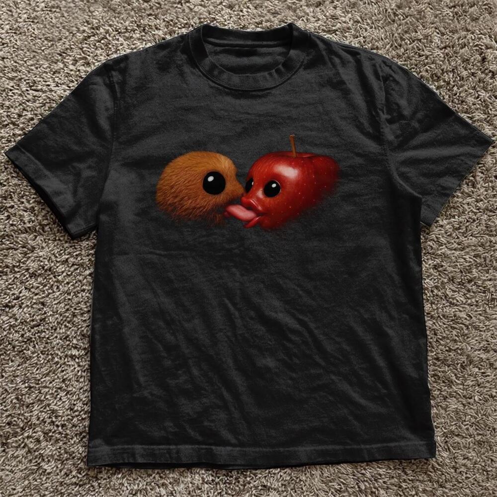 Freaky Apple Twins Tee